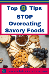 It can be challenging to stop overeating savory foods especially at night or right before a period.  How do we stop overeating so that we don’t have the guilt or stomach aches and pains?  Click through to read the article to learn tips, ideas, and remedies to recover and lose weight.  Get motivated to stop overeating today.
