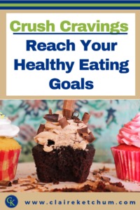 Do you struggle to reduce cravings and actually reach your healthy eating goals?  If you have cravings late at night, before or during your period or you crave junk food all the time, you are going to love this technique. #crushcravings